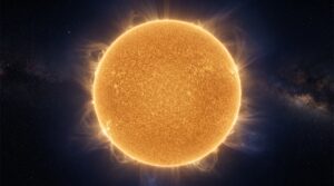 sole senza macchie solari