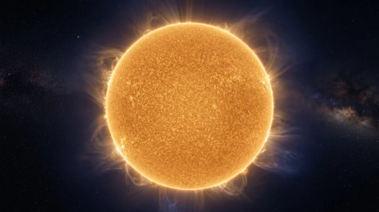 sole senza macchie solari