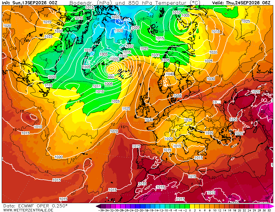 temperature giovedì 24 settembre