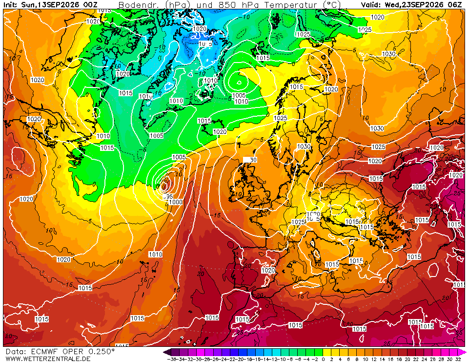 temperature mercoledì 23 settembre