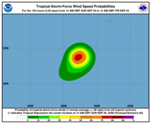 tempesta tropicale fey atlantico