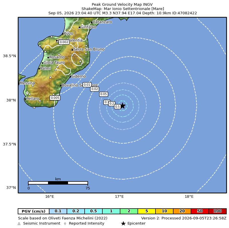 terremoto ionio calabria