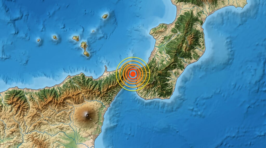 terremoto oggi stretto messina reggio calabria