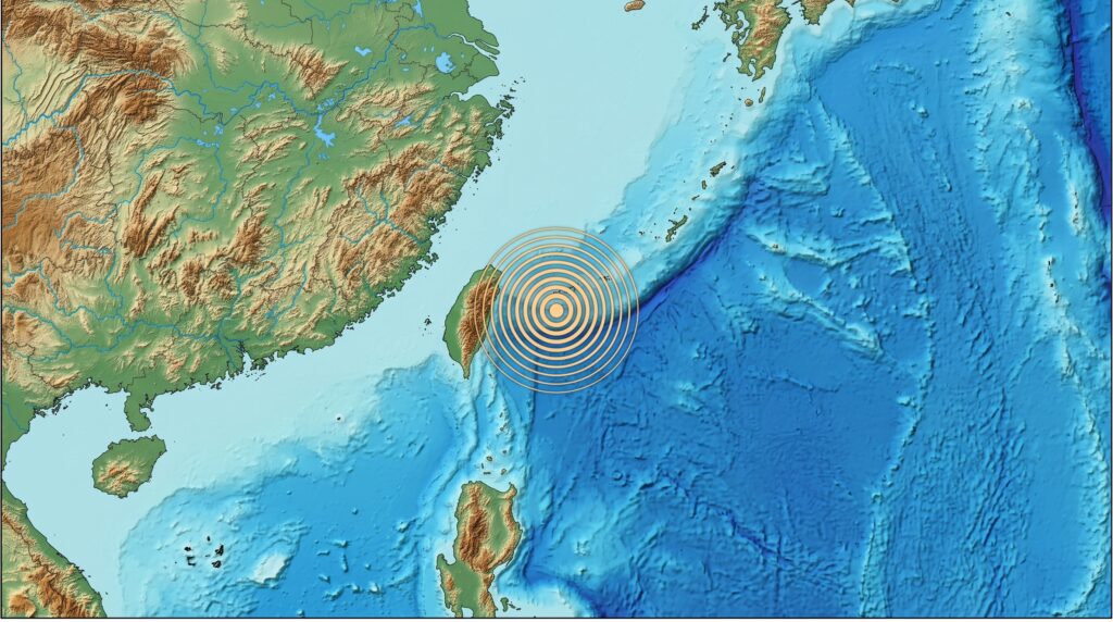 terremoto oggi taiwan giappone