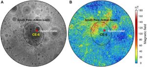 topografia e anomalie magnetiche luna