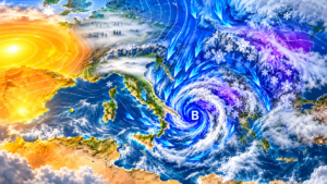 Allerta Meteo, nuovo ciclone balcanico piomba al Sud tra martedì sera e mercoledì mattina forte vento e freddo anomalo. Al Nord resiste l'Anticiclone