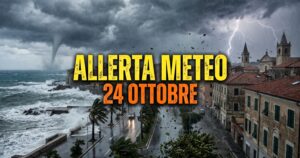 Allerta Meteo sabato 24 ottobre oggi
