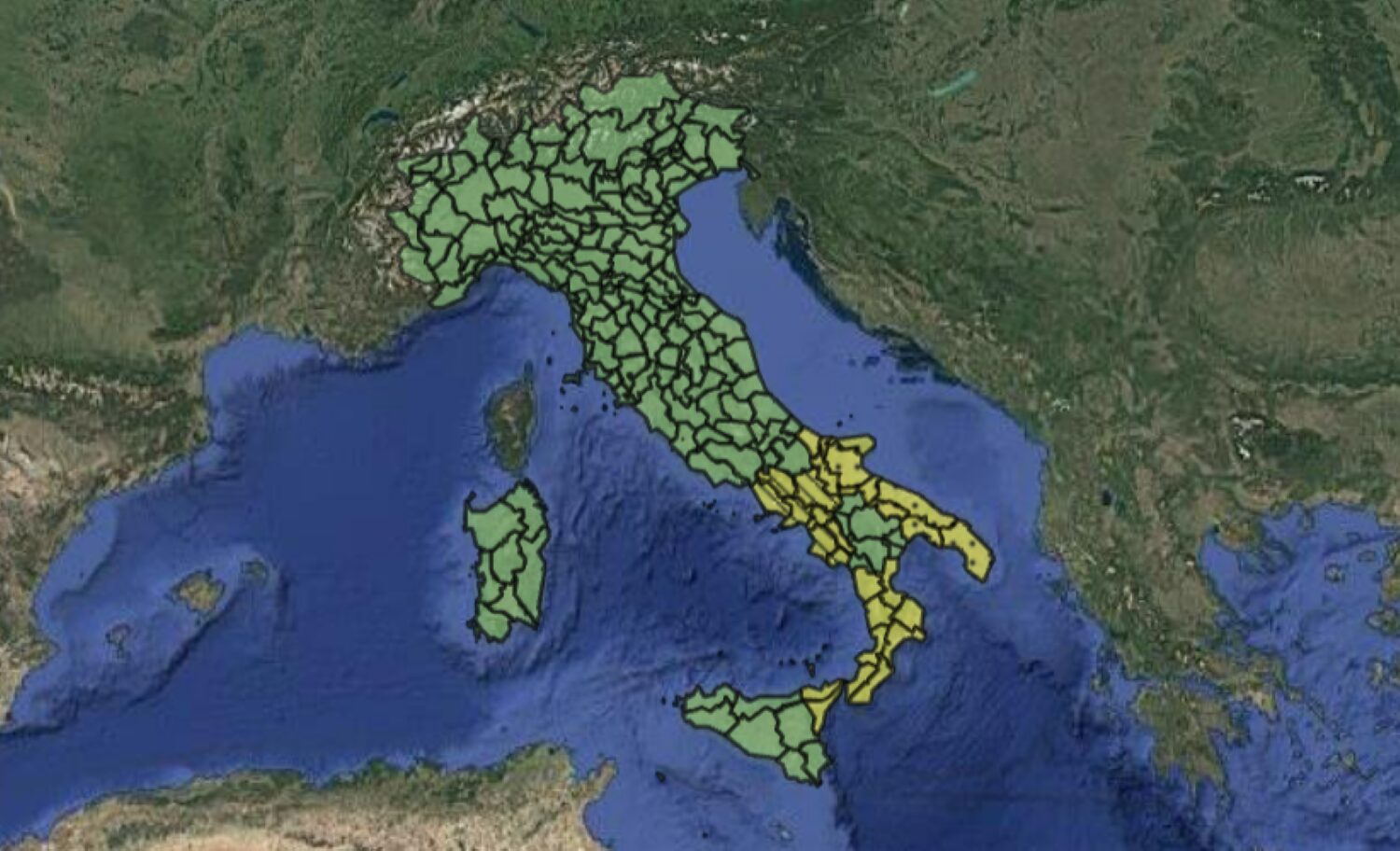 Allerta meteo Protezione Civile