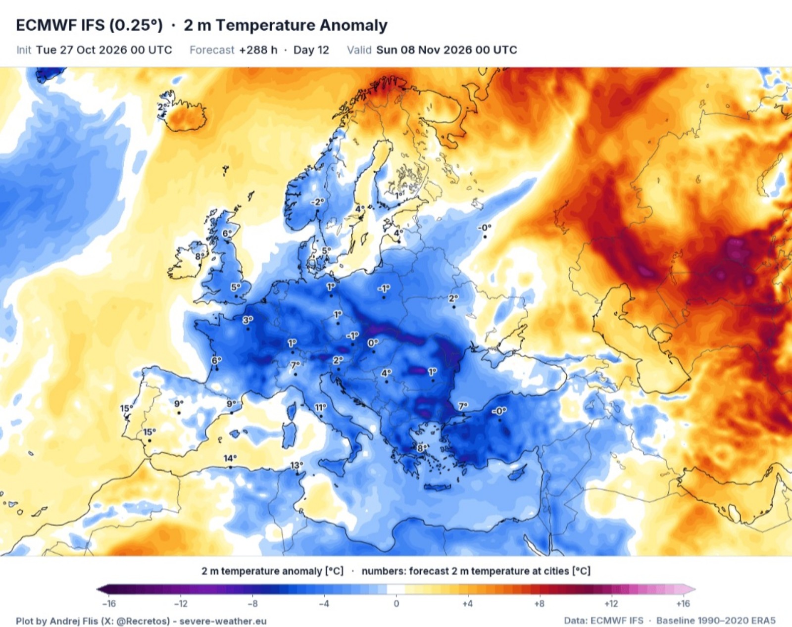 Anomalie termiche a 2 metri