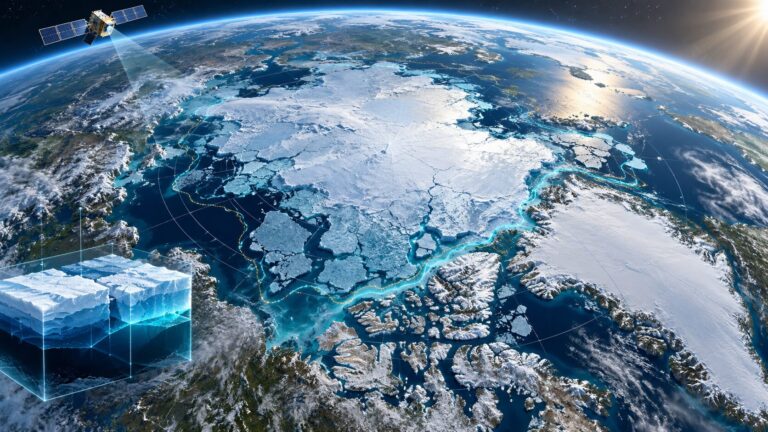 Atlante satellitare del ghiaccio artico