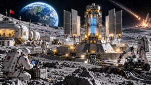 Colonia lunare sotto minaccia meteorica