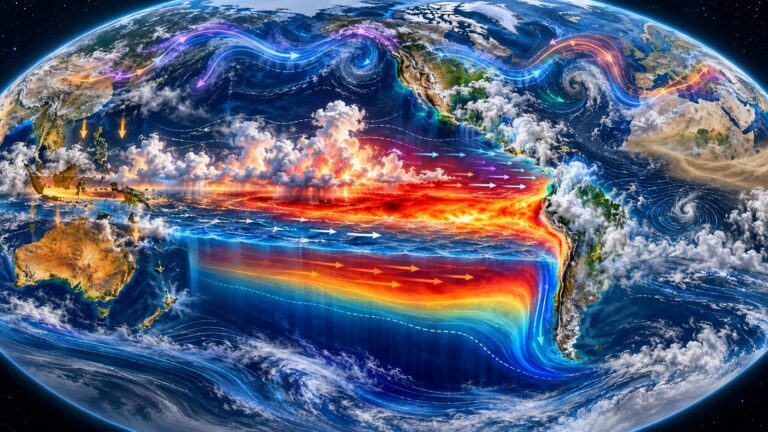 El Niño sul Pacifico_ Flussi Climatici Globali