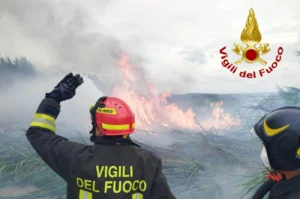 Incendio Grosseto