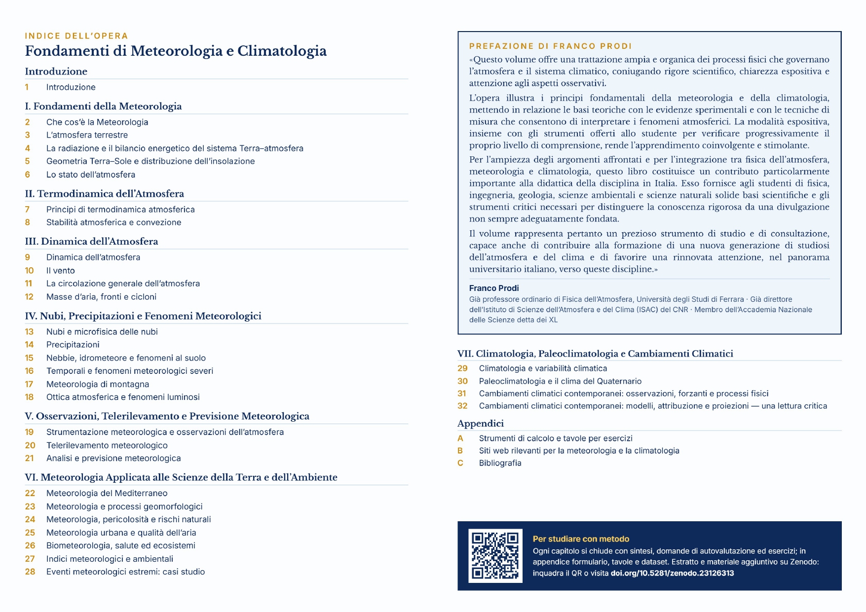 Locandina meteorologia