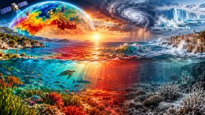 Oceano tra calore e tempesta