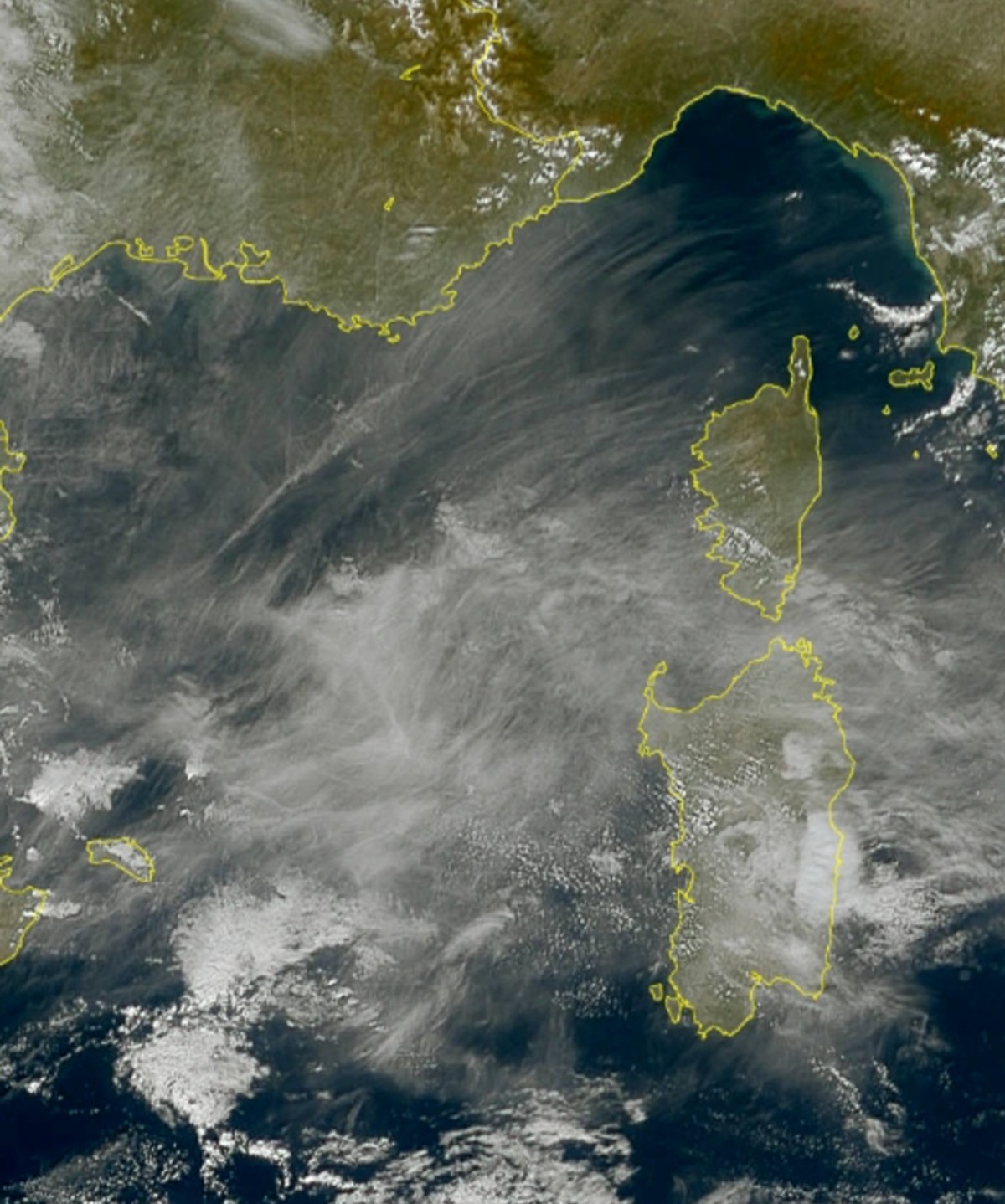Satellite Italia Sardegna 22 ottobre