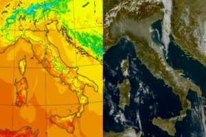 Temperature massime e satellite 27 ottobre