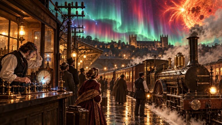 Tempesta geomagnetica treno