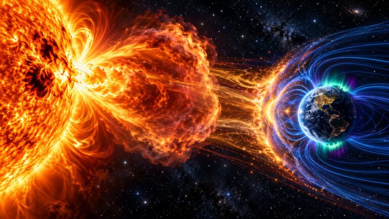 Tempesta solare sulla Terra