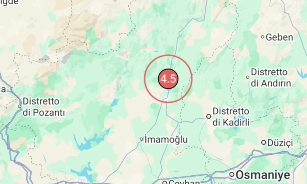 Terremoto Turchia