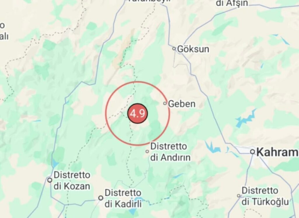 Terremoto Turchia
