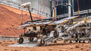 Test del rover Rosalind Franklin su Marte simulato