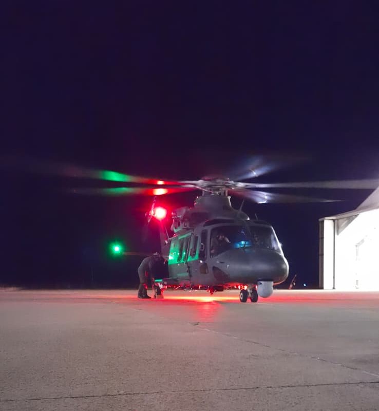 Urzulei speleologo bloccato aeronautica