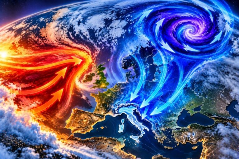 Vortice polare modelli ECMWF, GFS e AIFS