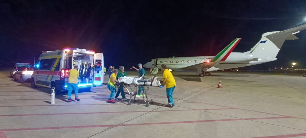 aeronautica militare trasporto gaslini