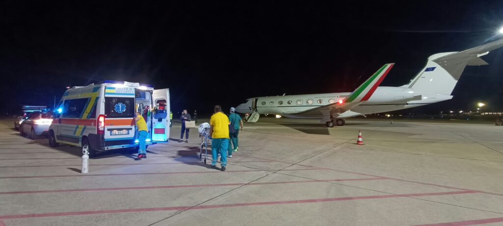 aeronautica militare trasporto gaslini