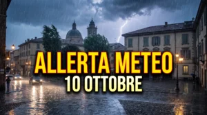 allerta meteo 10 ottobre