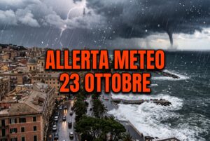 allerta meteo 23 ottobre