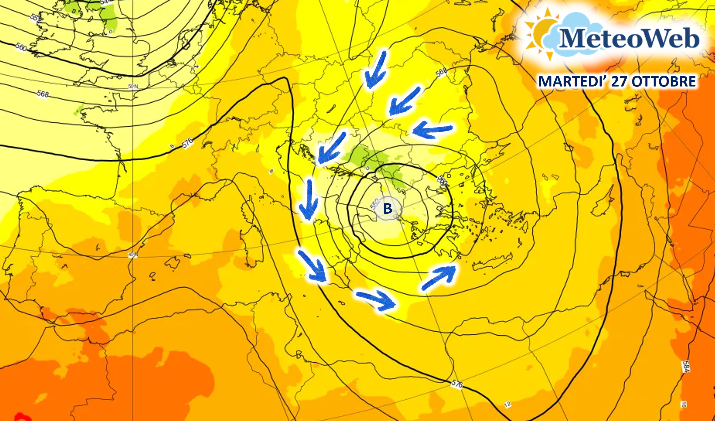 allerta meteo 27 ottobre