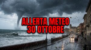 allerta meteo 30 ottobre