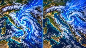 allerta meteo ciclone artico italia ottobre 2026