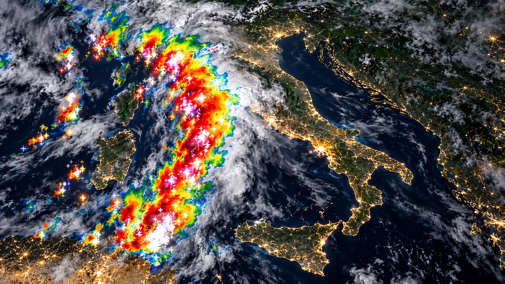 allerta meteo italia notte