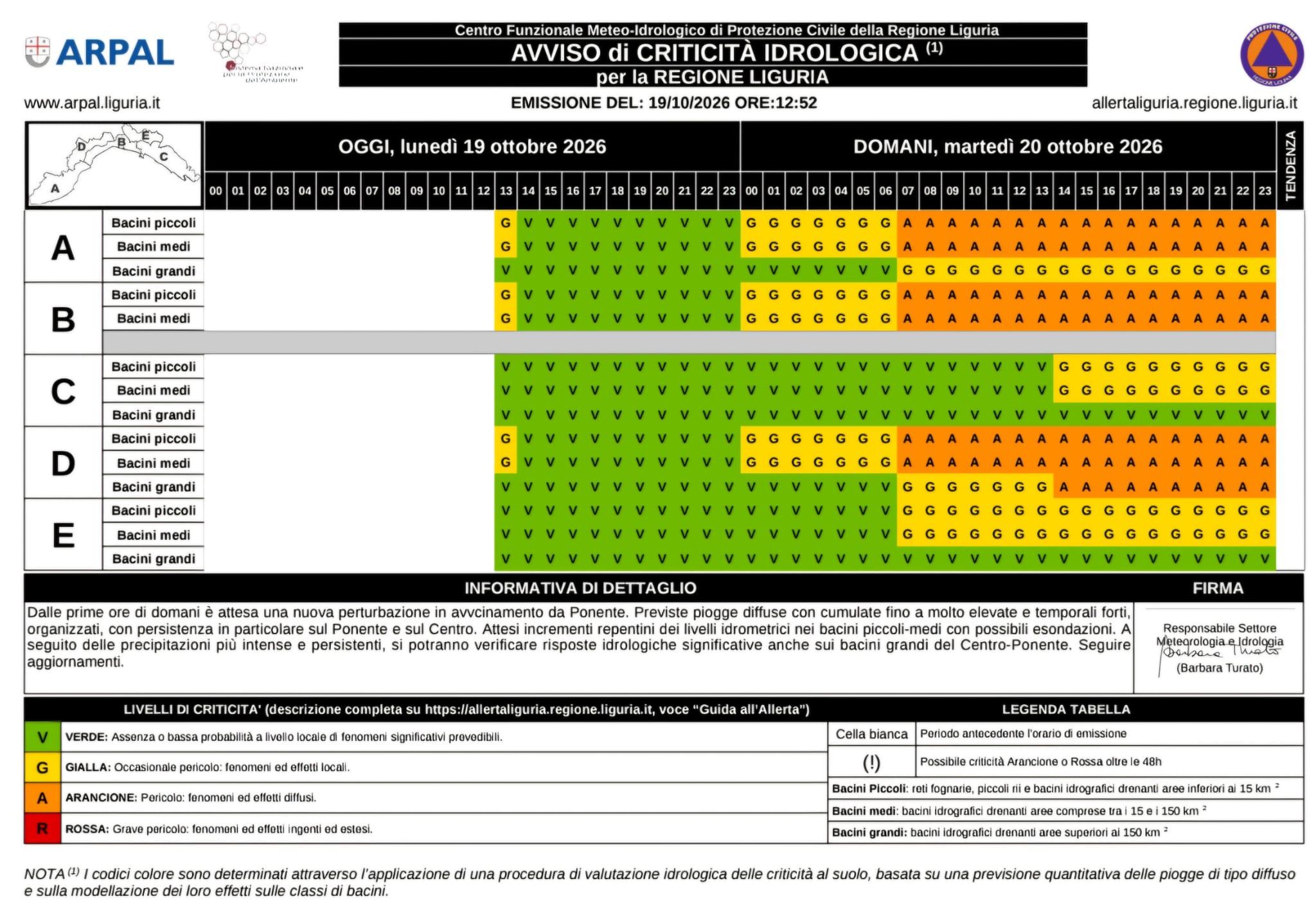 allerta meteo liguria