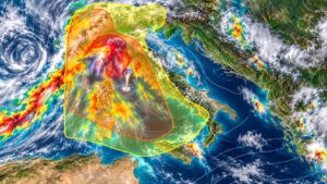 allerta meteo martedì 20 ottobre mappe