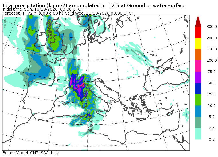allerta meteo martedì 20 ottobre sera
