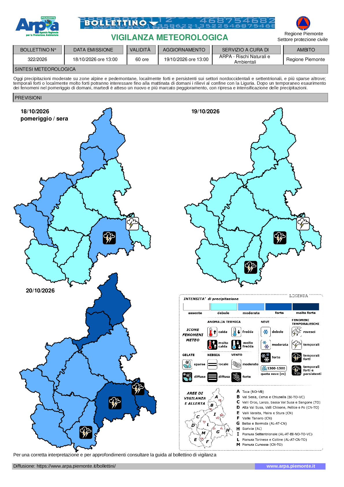 allerta meteo piemonte