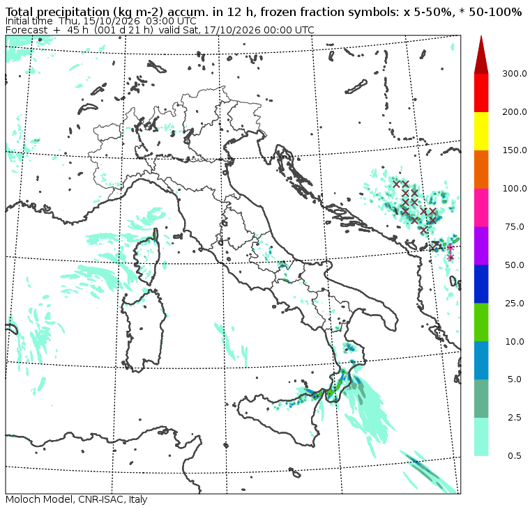allerta meteo piogge venerdì 16 ottobre sera