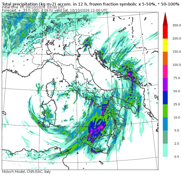 allerta meteo sabato 10 ottobre mattina