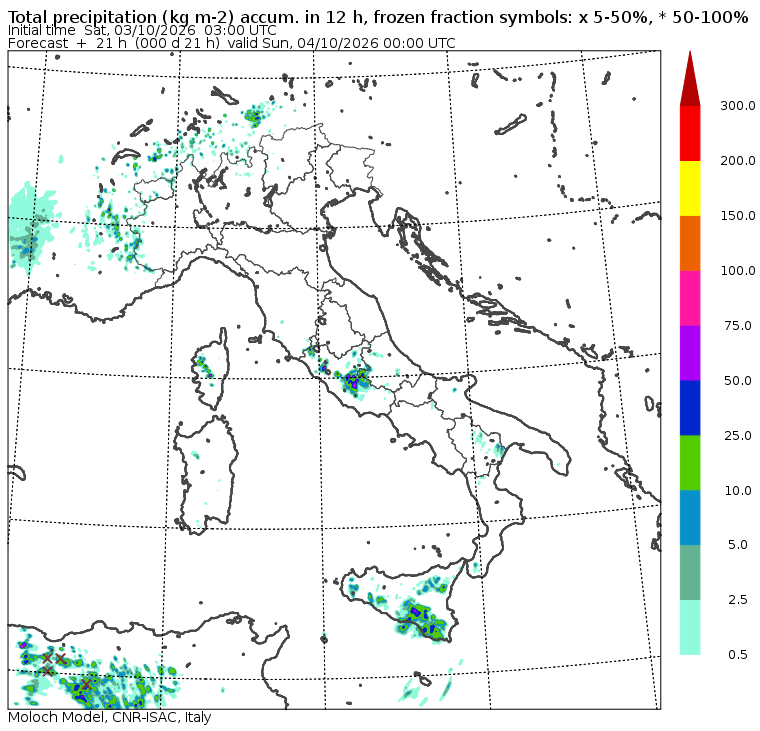 allerta meteo sabato 3 ottobre