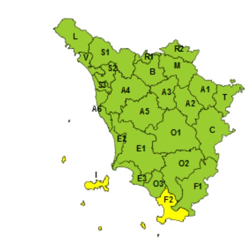 allerta meteo toscana 17-18 ottobre