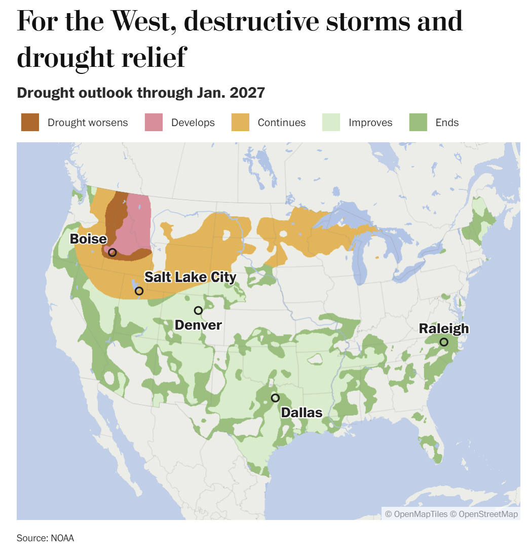 allerta meteo usa El Nino inverno