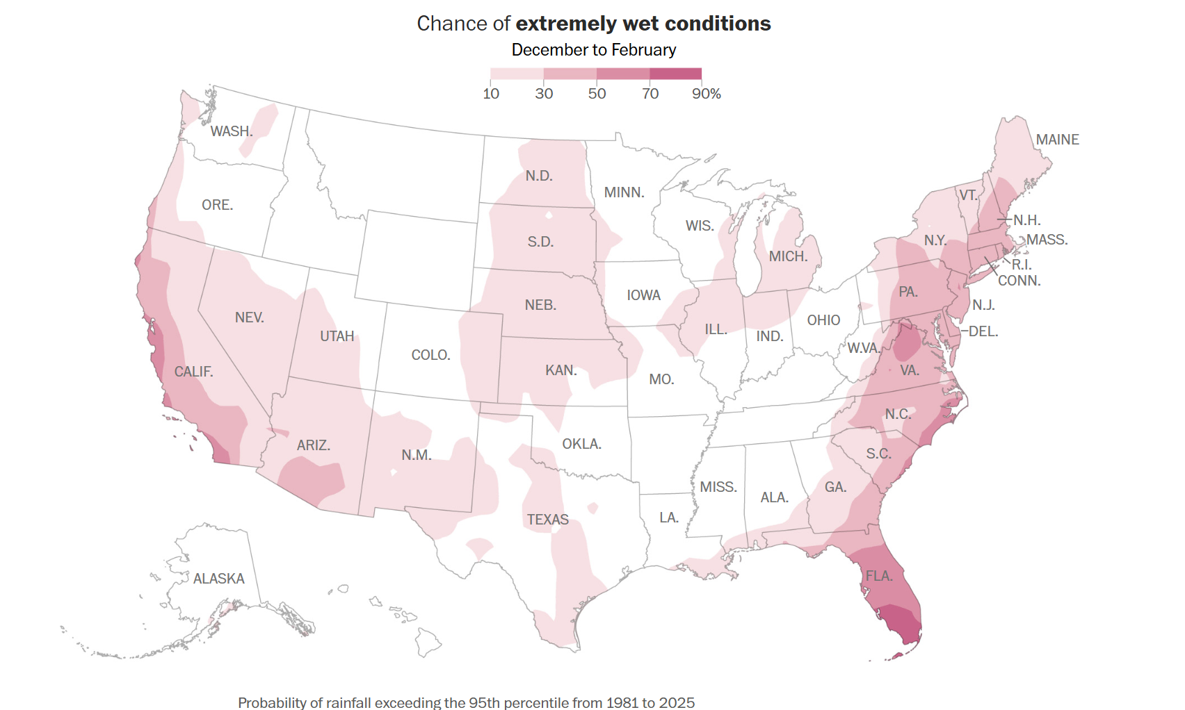 allerta meteo usa El Nino inverno