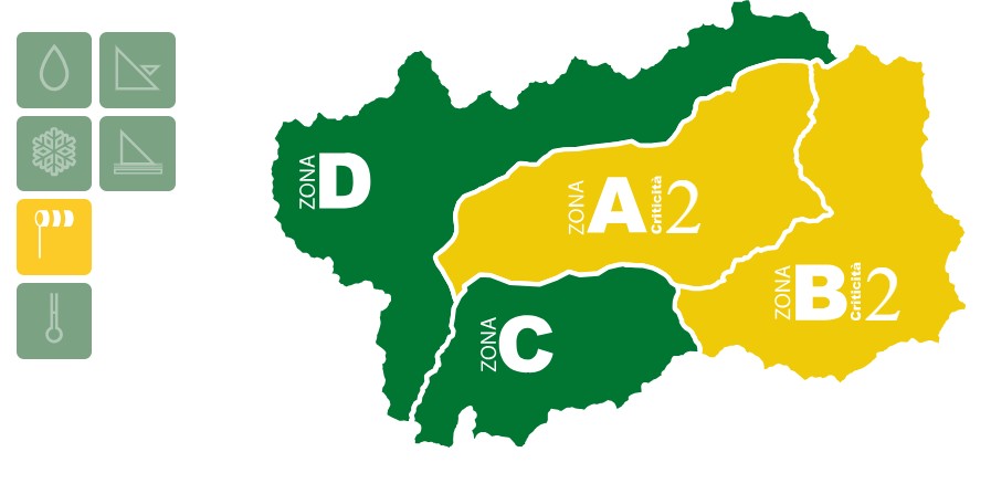 allerta meteo valle d'aosta 21-22 ottobre