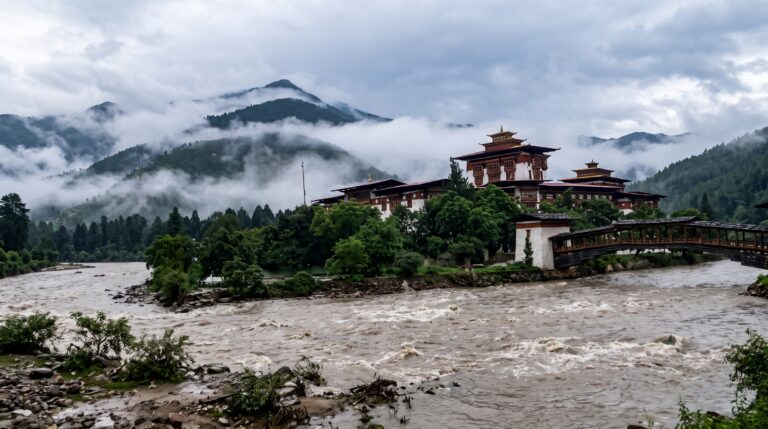 alluvione lampo bhutan