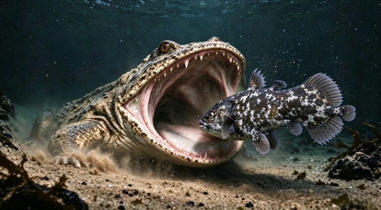 anfibio marino Gerrothorax maritimus
