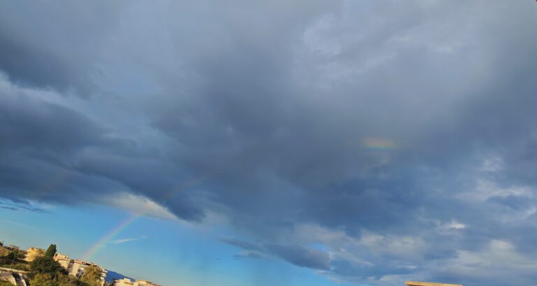arcobaleno e rovesci